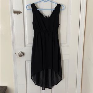 💫 Black High Low Dress